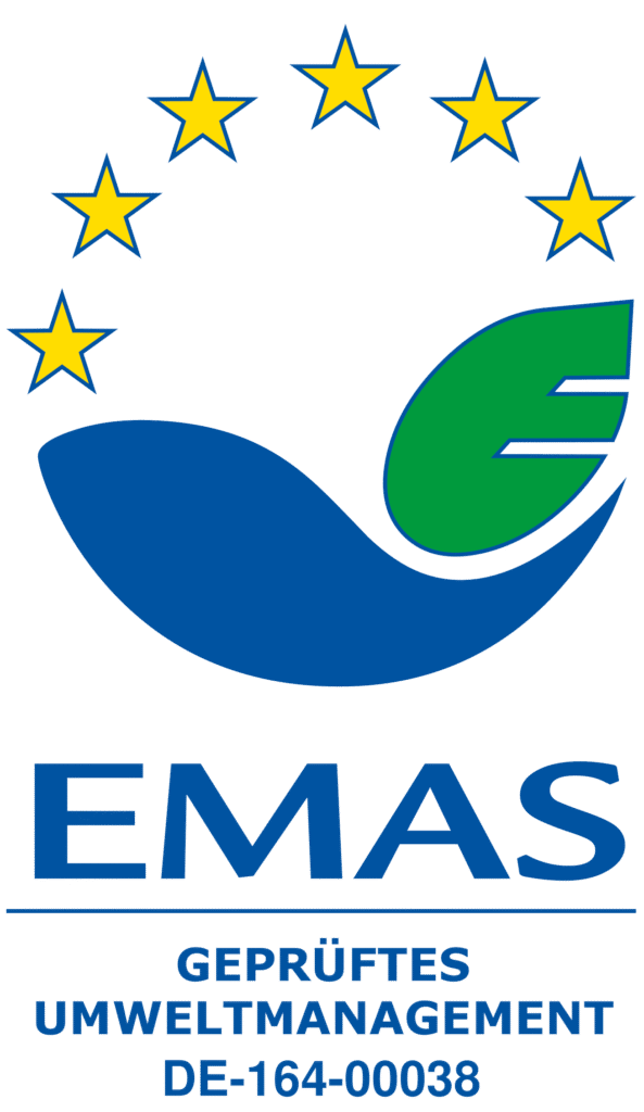 EMAS Logo geprüftes Umweltmanagement Eco-Management and Audit Scheme VCH Hotel Dietrich-Bonhoeffer-Haus Berlin